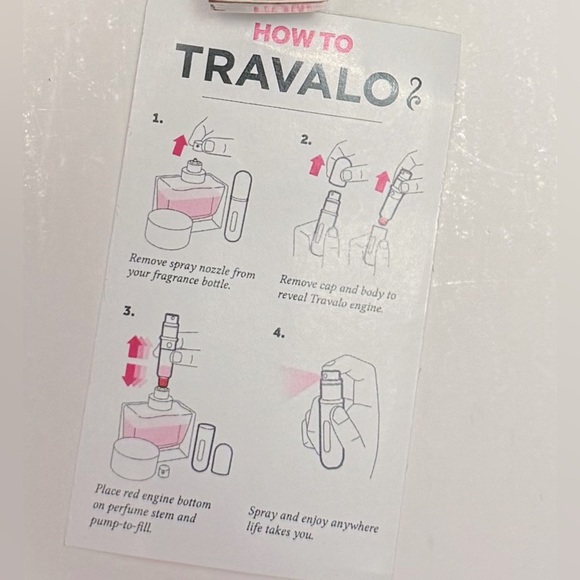 Refillable Perfume Atomizer Set - Silver, Pink, Gold - Picture 2 of 3